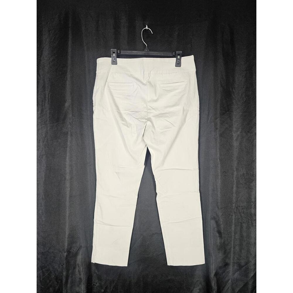 Renuar Womens White Ankle Pants Size 14 Slim Straight Career OfficeWear C/73 - Picture 4 of 8